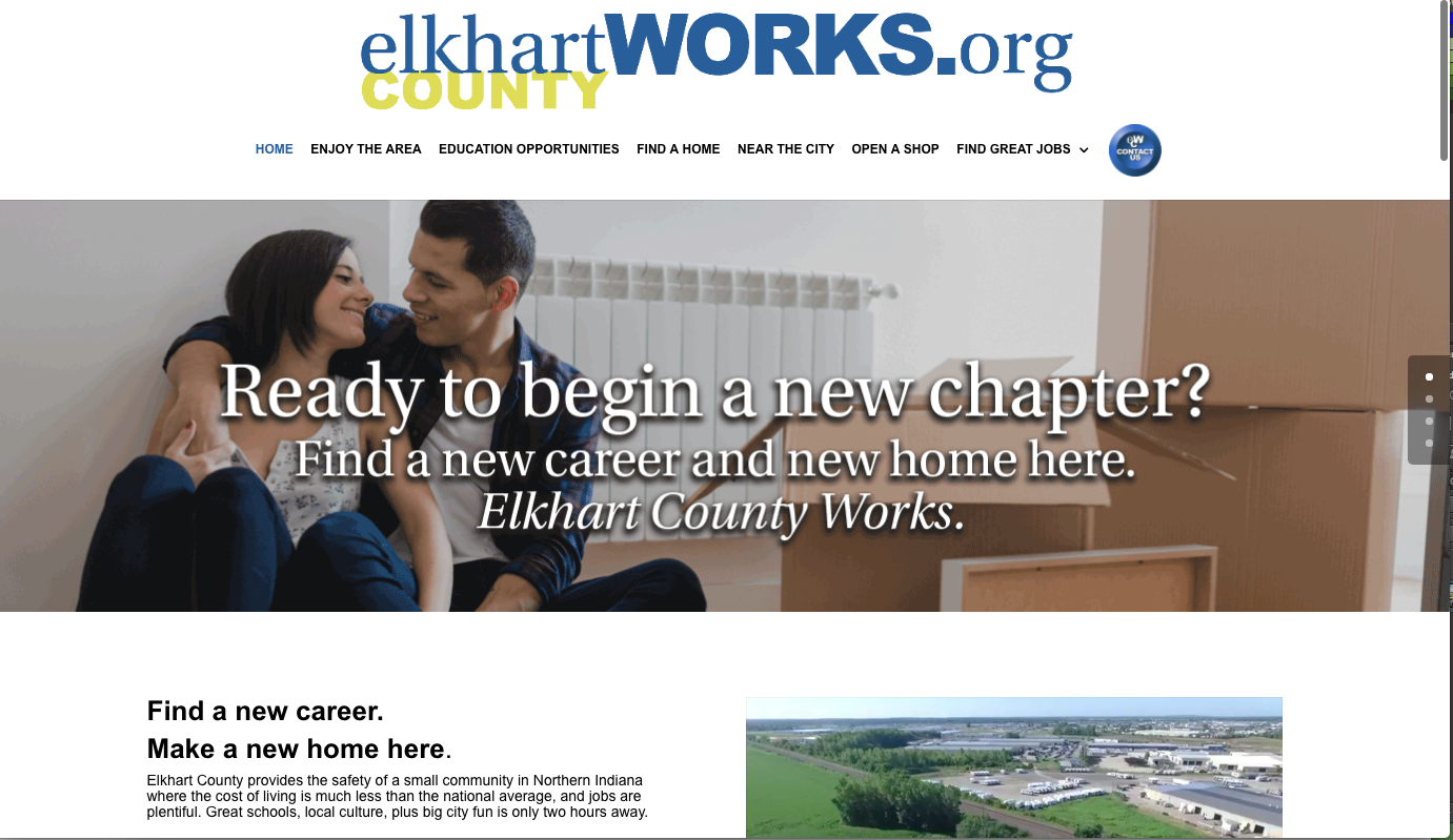 ElkhartCountyWorks.com Launches