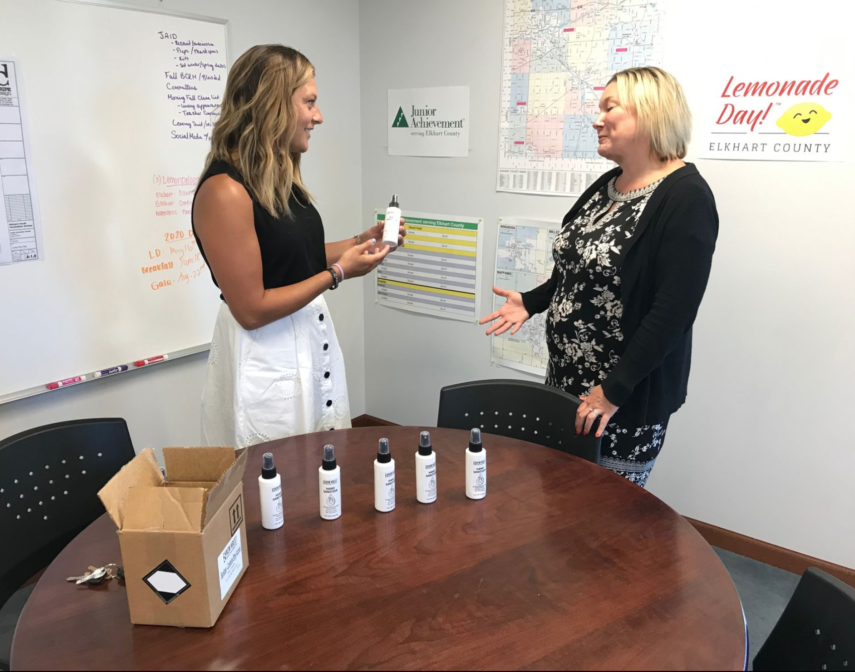 Two Elkhart nonprofits come together to teach entrepreneurship, lead sanitizer fundraiser